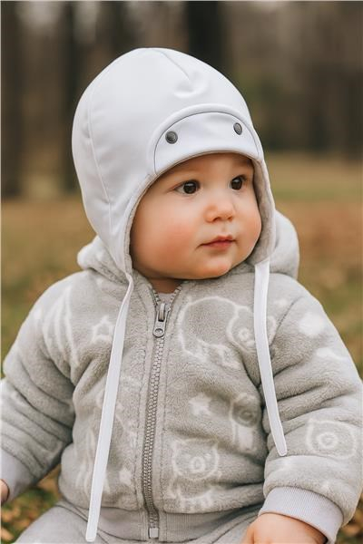 Jarná dojčenská čiapočka New Baby Special One biela 80 (9-12m)