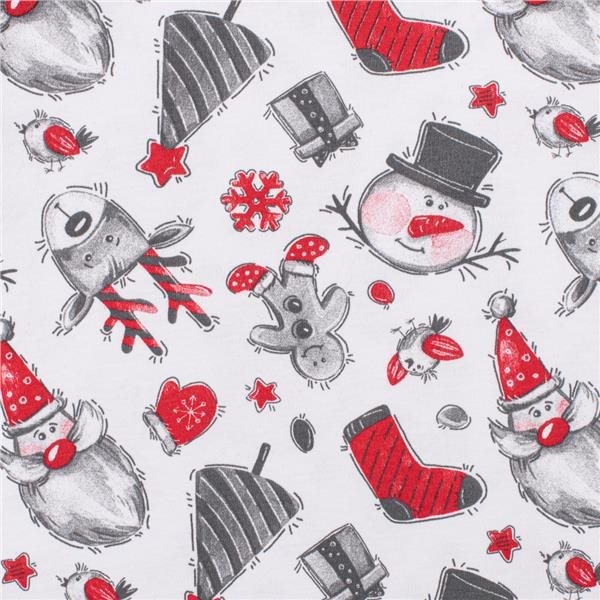 Dojčenské bavlnené dupačky New Baby Christmas 56 (0-3m)