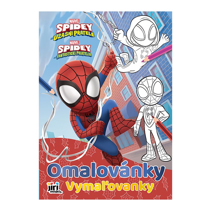 JiriModels Omaľovánky A4 spidey