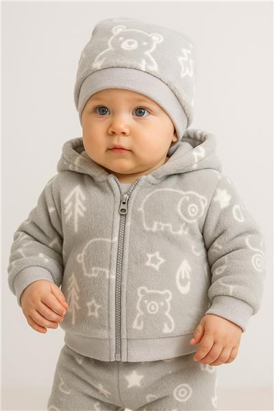 Dojčenská Wellsoft zimná čiapočka New Baby Winter times 80/86