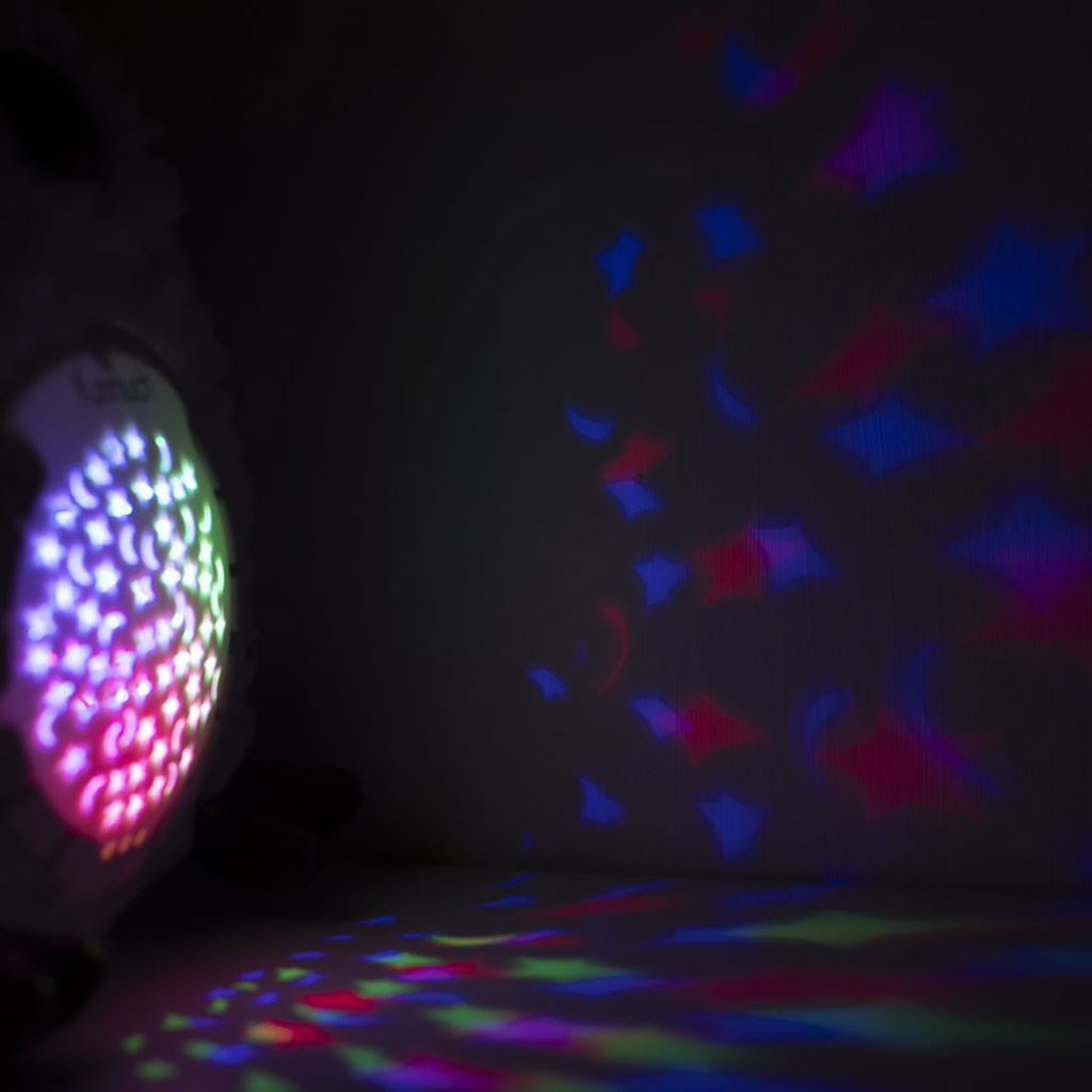 FUNMUCH Plyšová sova s projektorom a hudbou Baby Mix