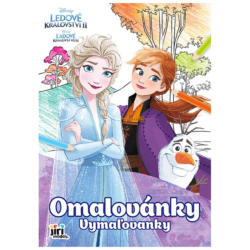 JiriModels Omalovánky A4 Ľadové kráľovstvo
