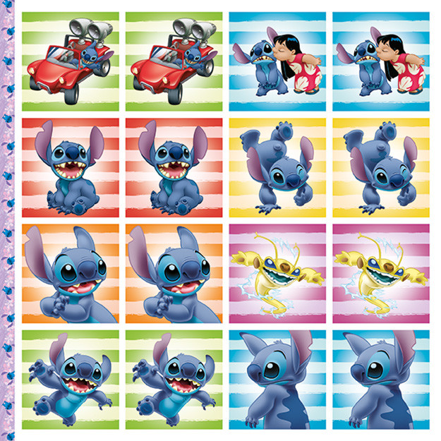JiriModels Pexeso v zošite Lilo & Stitch