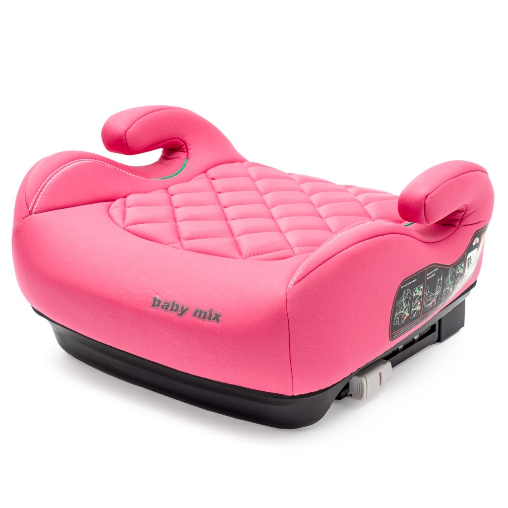 Autosedačka-podsedák BABY MIX HERO Plus ISOFIX I-SIZE 2026 pink