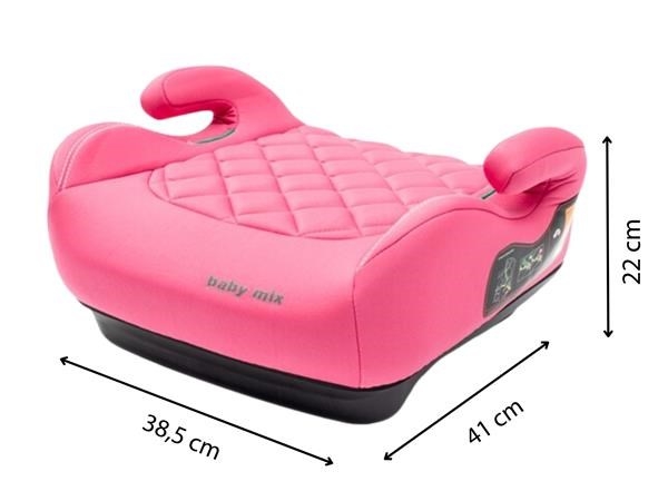 Autosedačka-podsedák BABY MIX HERO I-SIZE 2026 pink