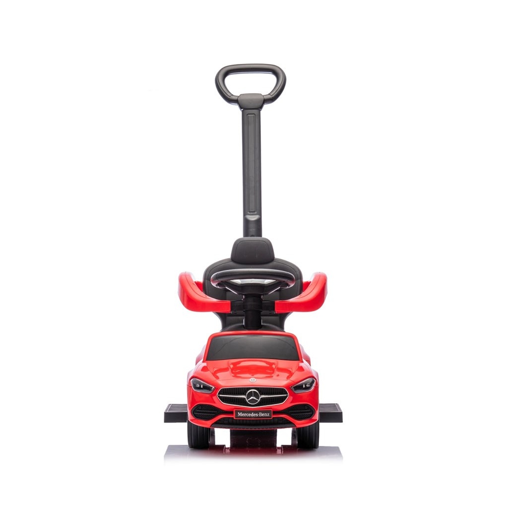 Detské odrážadlo s vodiacou tyčou MERCEDES C-Class Deluxe Milly Mally Red