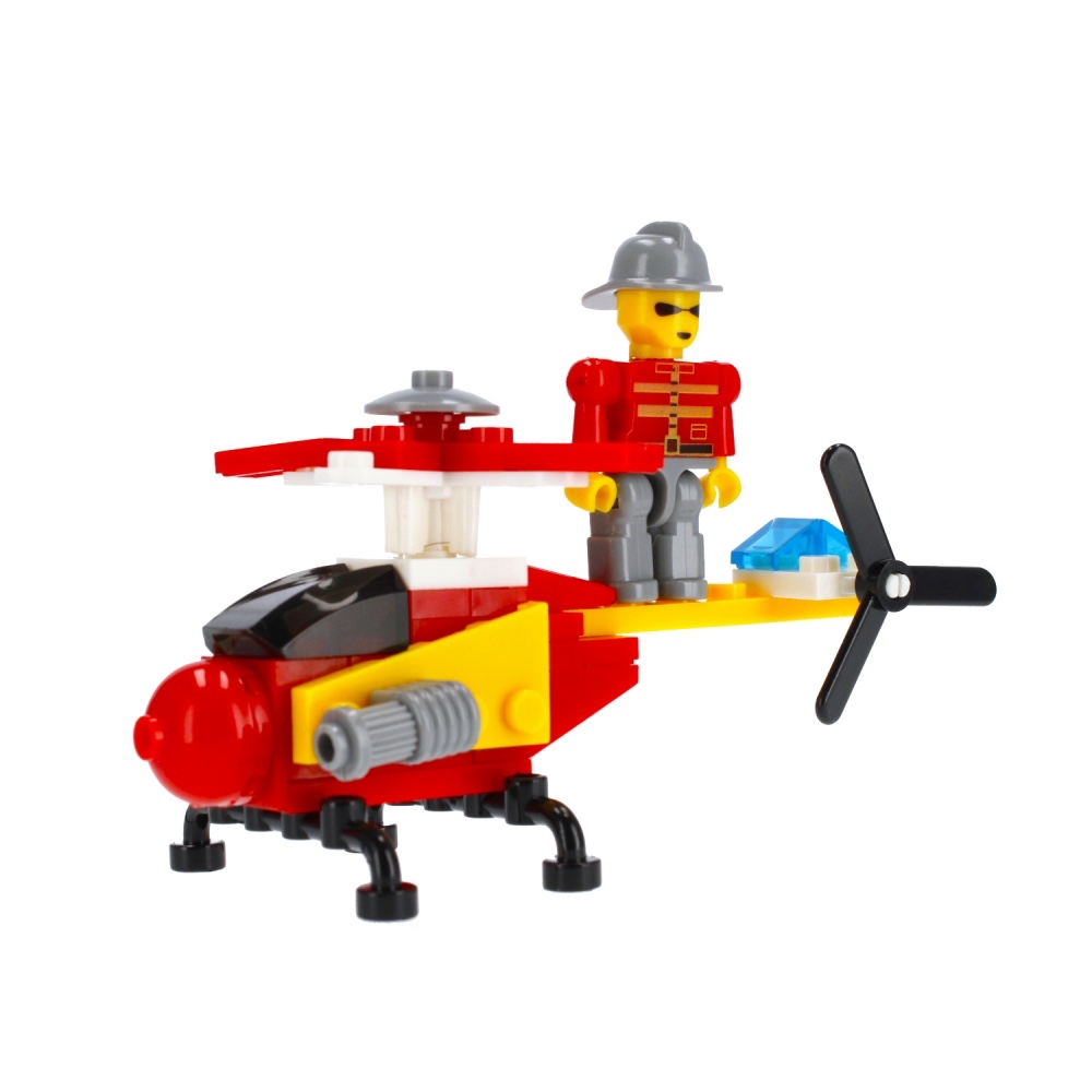 CreativeToys Stavebnica Hasiči s postavičkou - 4 druhy