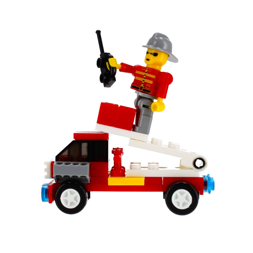 CreativeToys Stavebnica Hasiči s postavičkou - 4 druhy