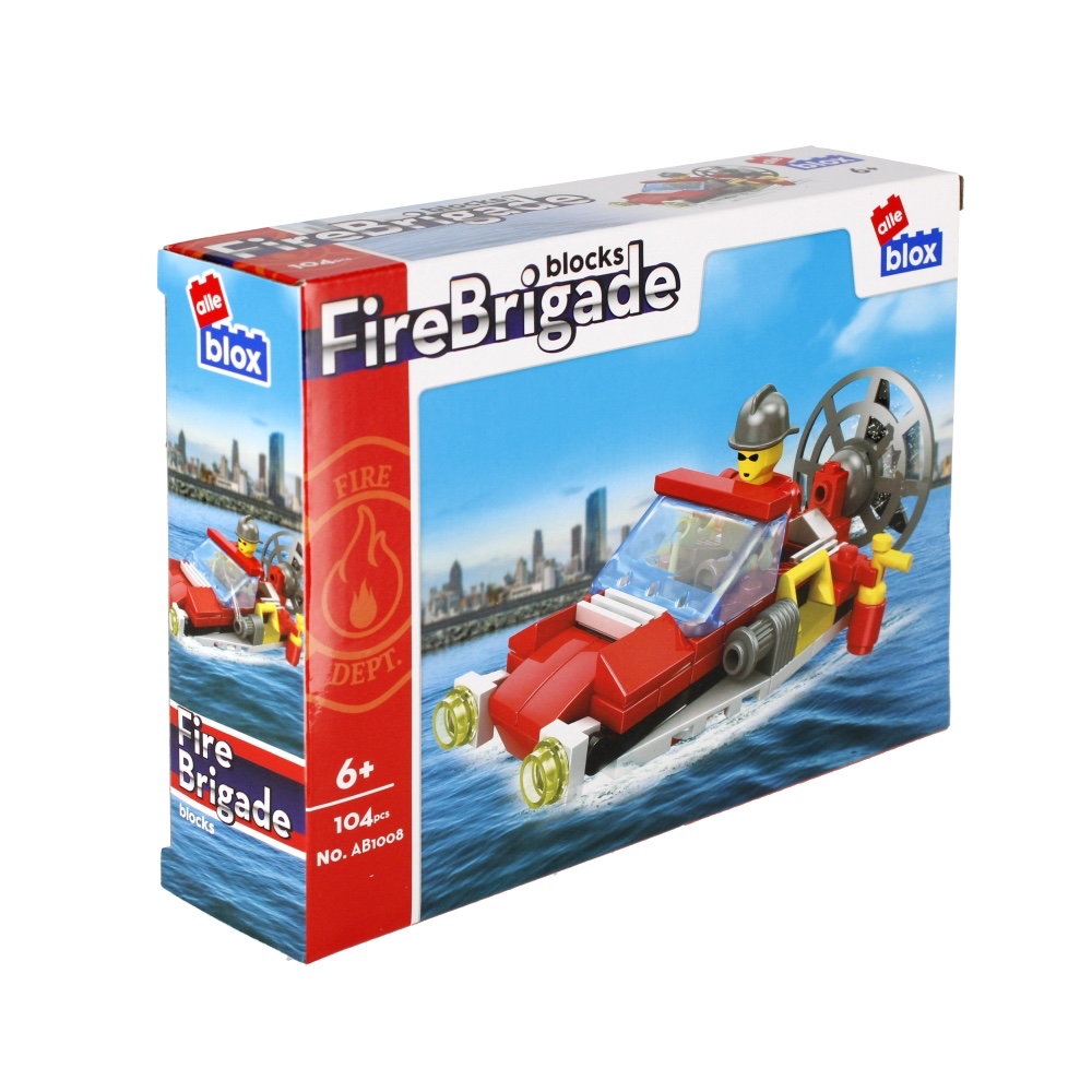 CreativeToys Stavebnica Hasiči s postavičkou - 4 druhy