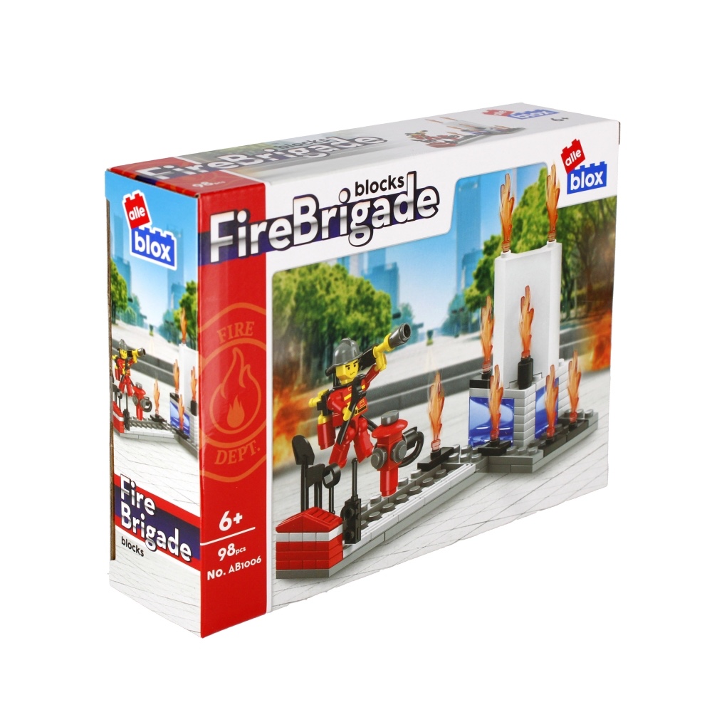 CreativeToys Stavebnica Hasiči s postavičkou - 4 druhy