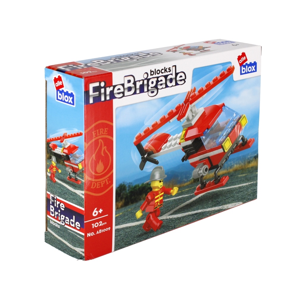 CreativeToys Stavebnica Hasiči s postavičkou - 4 druhy