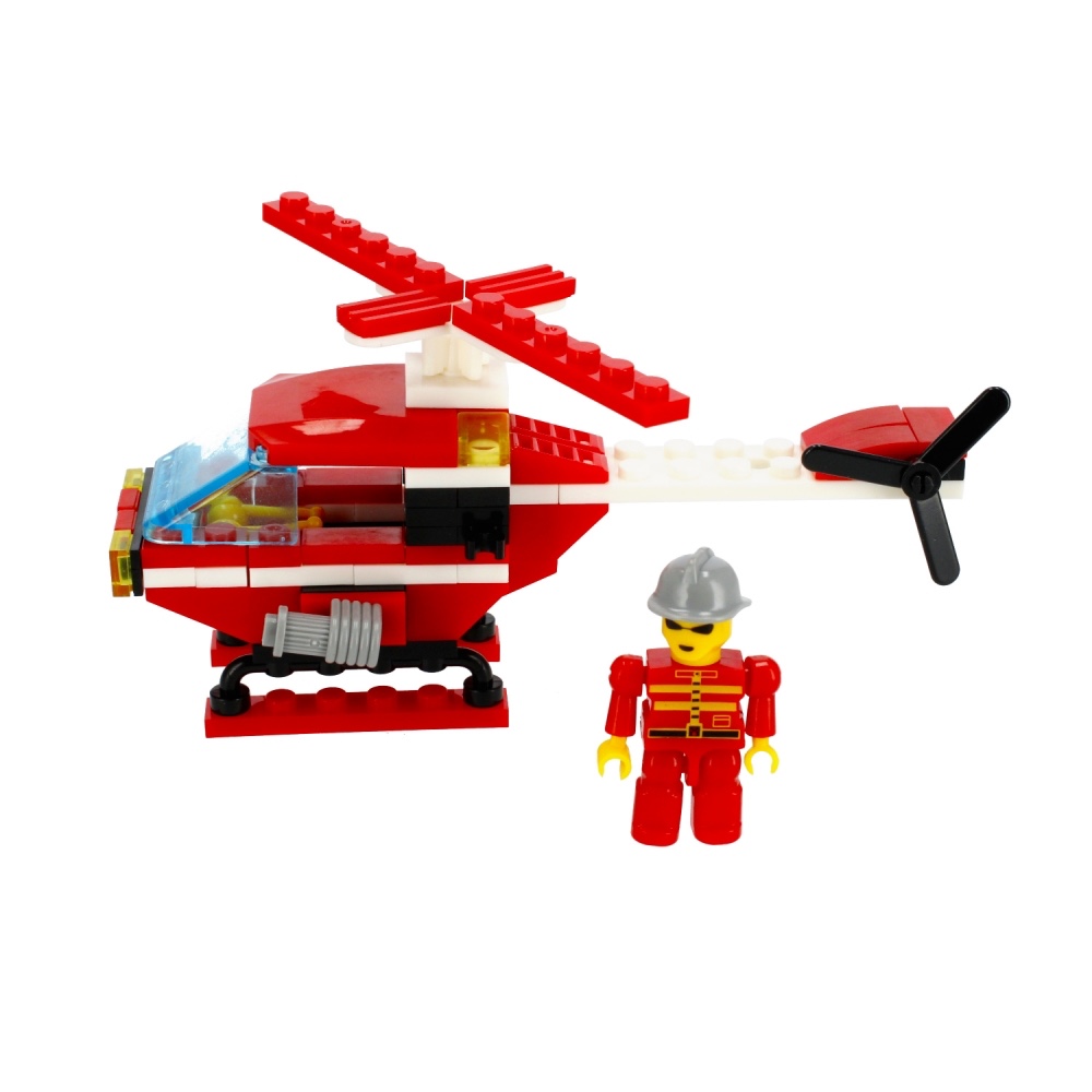 CreativeToys Stavebnica Hasiči s postavičkou - 4 druhy