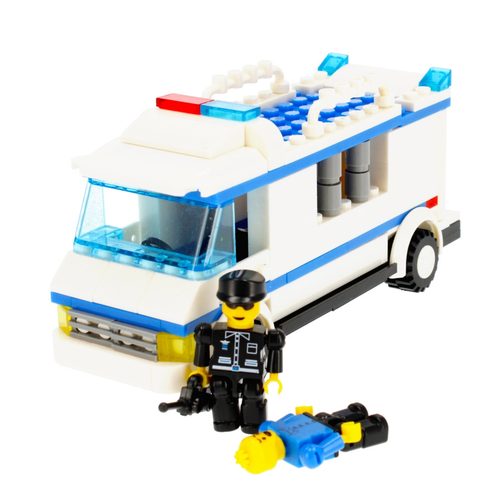CreativeToys Stavebnica Väzenský prevoz s väzňom a policajtom