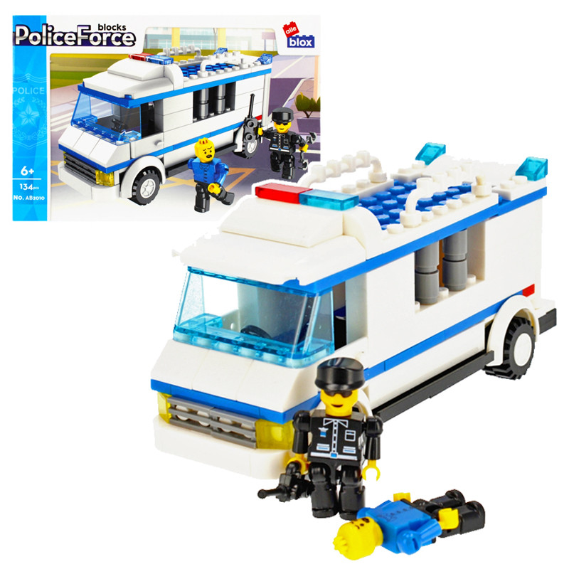 CreativeToys Stavebnica Väzenský prevoz s väzňom a policajtom