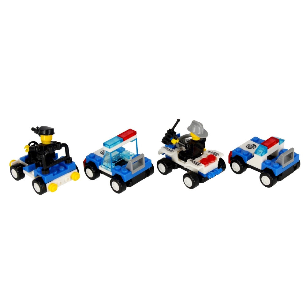 CreativeToys Stavebnica Polícia - 4 druhy