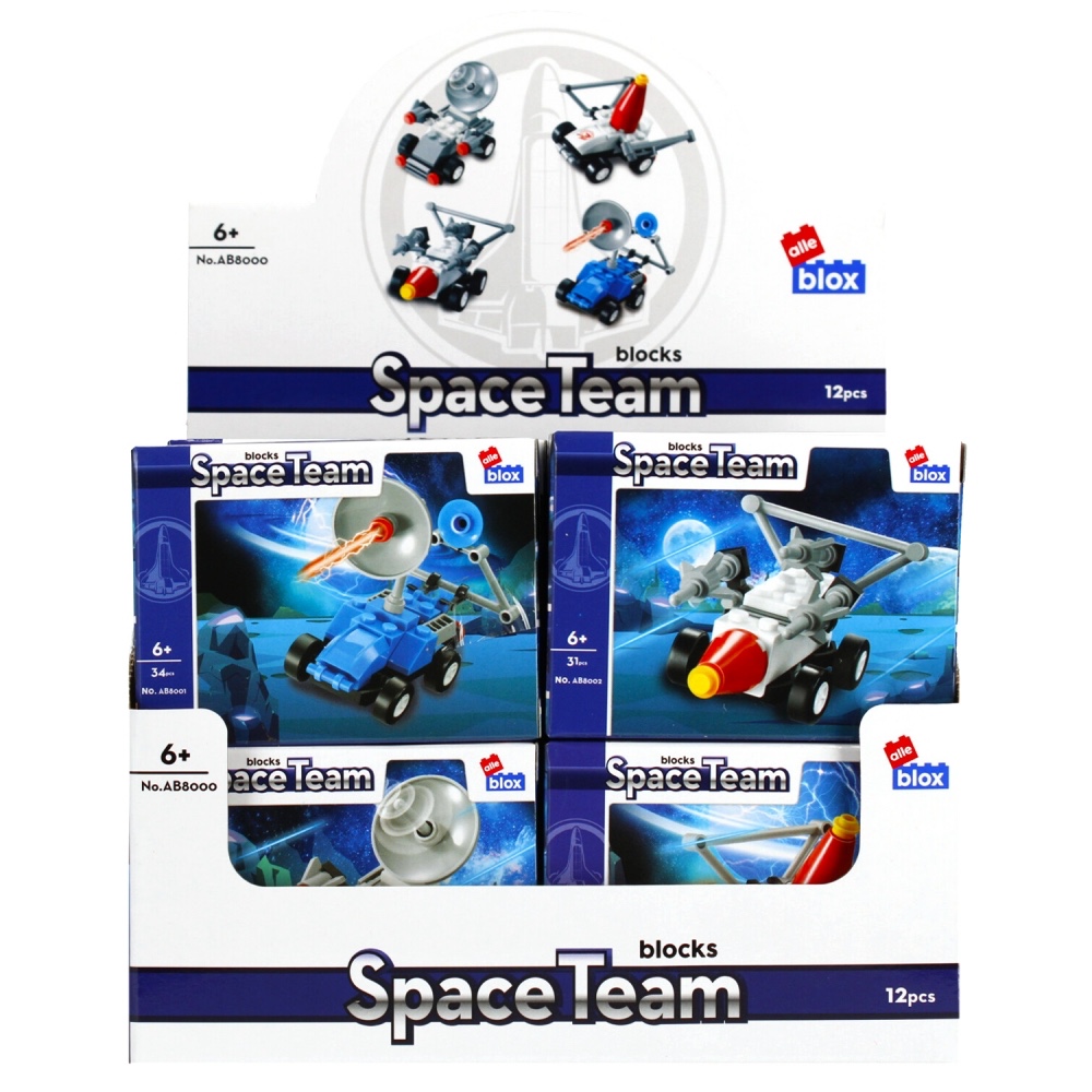 CreativeToys Stavebnica Vesmírne vozidlo - 4 druhy