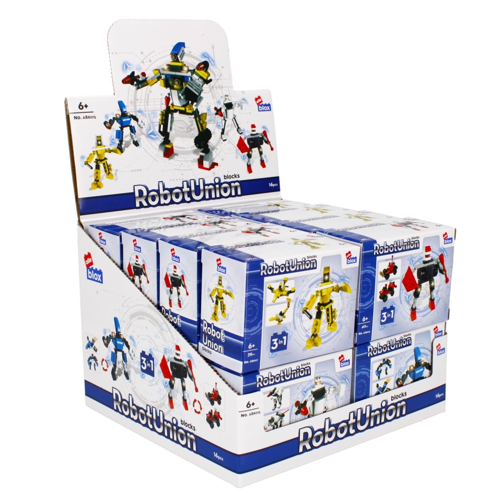 CreativeToys Stavebnica Robot - 4 druhy
