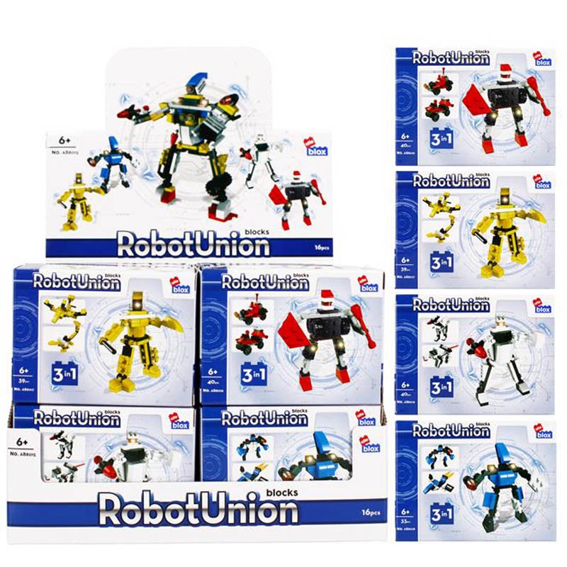 CreativeToys Stavebnica Robot - 4 druhy