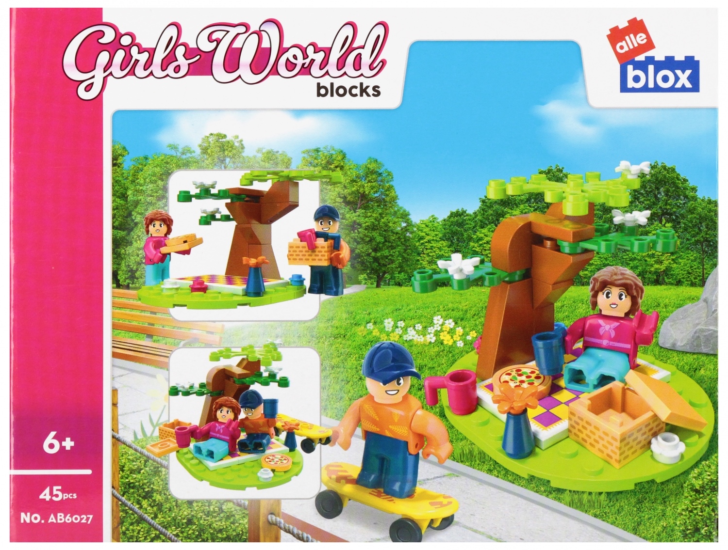 CreativeToys Stavebnica Dievčenský piknik s postavičkami