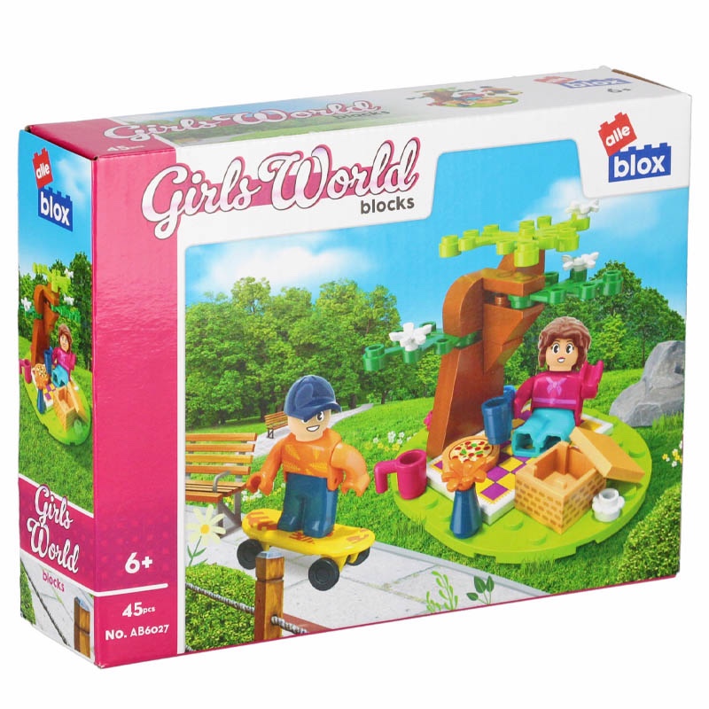 CreativeToys Stavebnica Dievčenský piknik s postavičkami