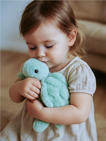 Plyšová hračka korytnačka Baby Mix 26 cm zelená