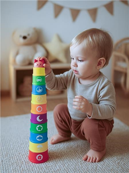 Vzdelávacie poháriky s melódiou Baby Mix