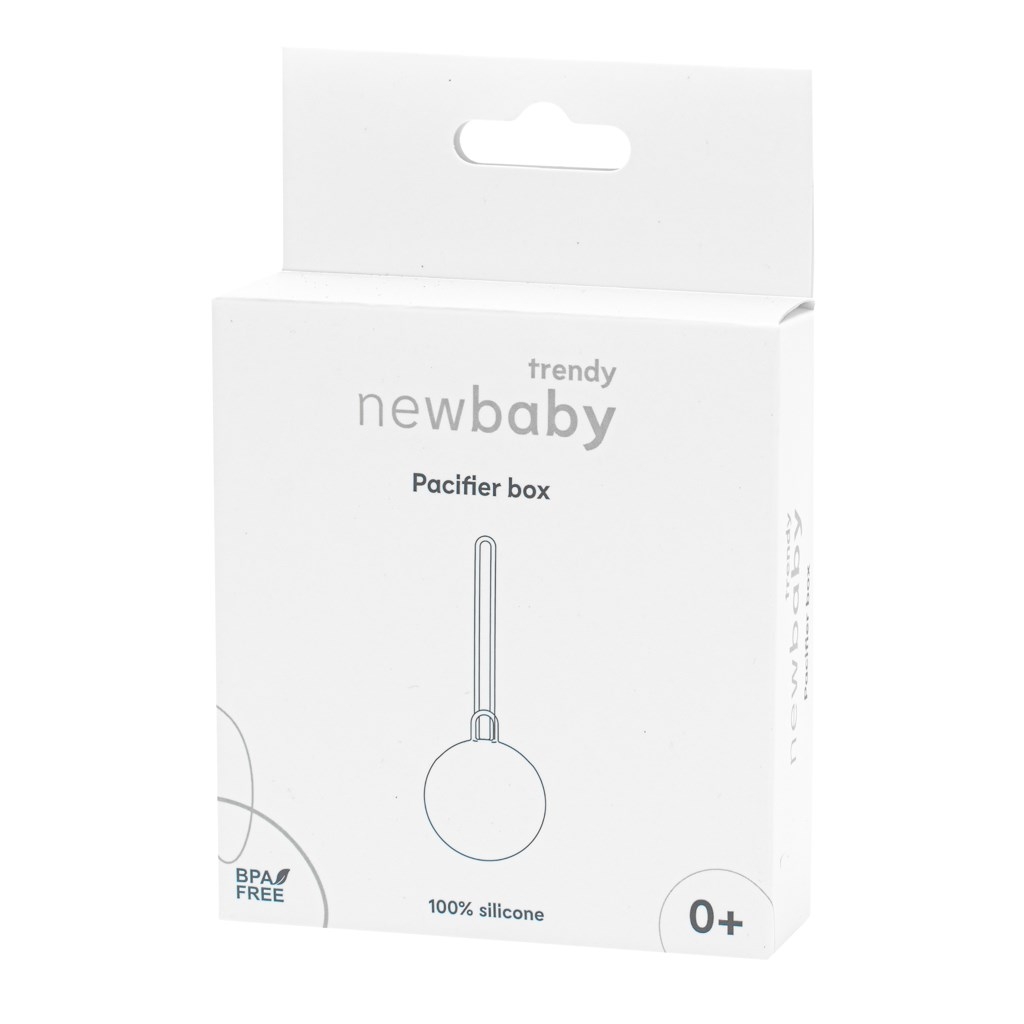 Silikónový obal na cumlík New Baby béžový