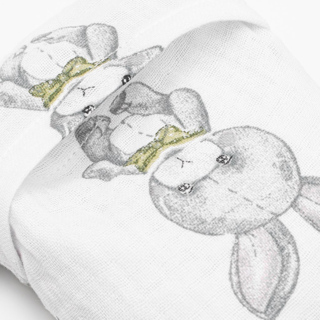Mušelín Hrejúci a chladiaci vankúšik Termofor s višňovými peckami New Baby STANDARD rabbit