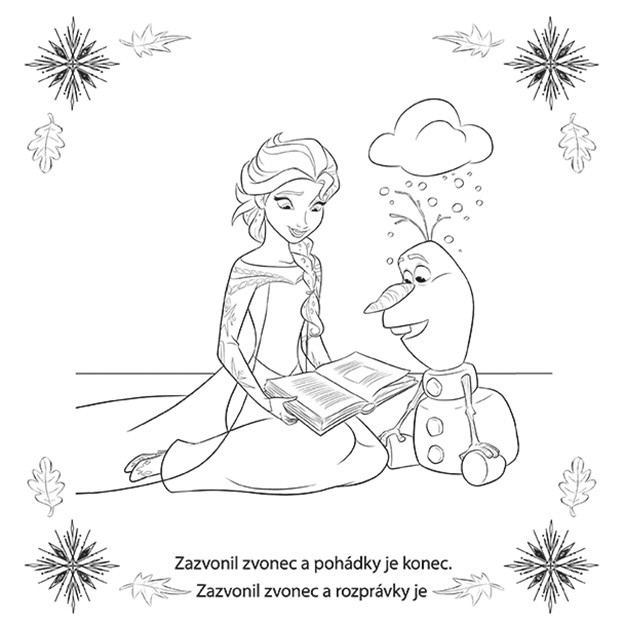 JiriModels Pexeso v zošite Ľadové kráľovstvo