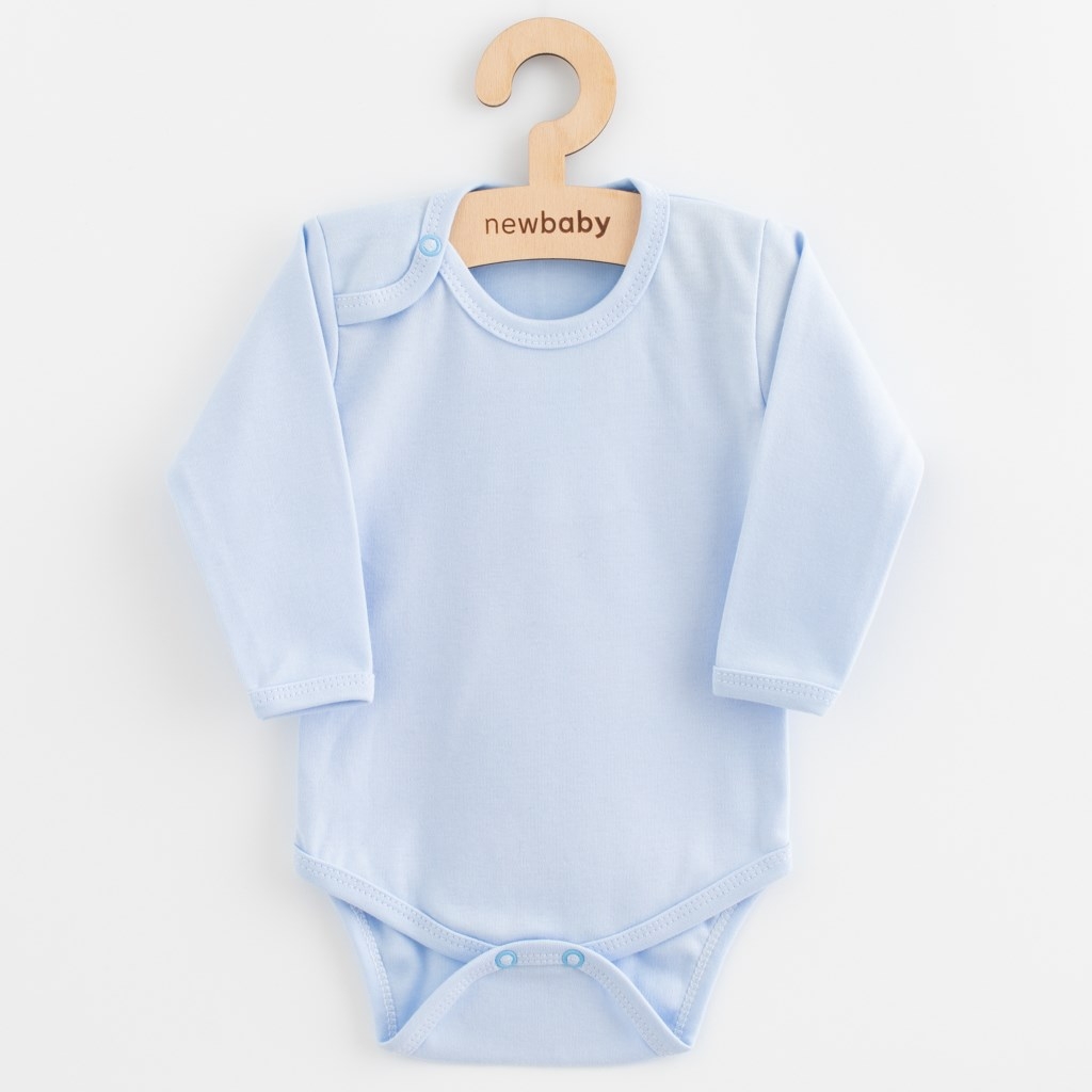 Dojčenské body celorozopínacie New Baby Classic II modré 50