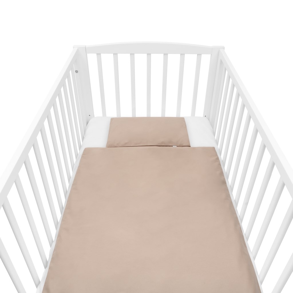 Bavlnený set do postieľky s výplňou New Baby 90x120 cm cappuccino