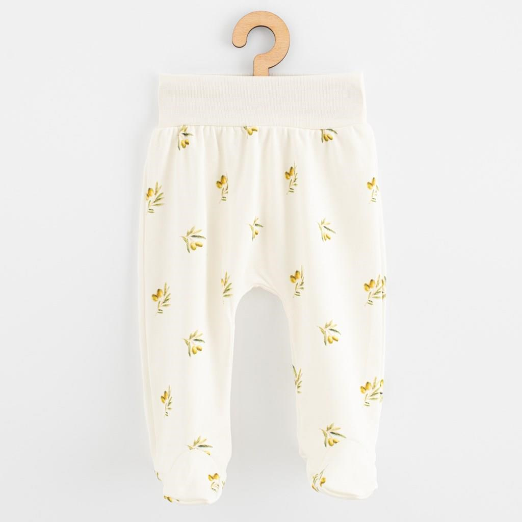 Dojčenské polodupačky z organickej bavlny New Baby Olivy 56 (0-3m)