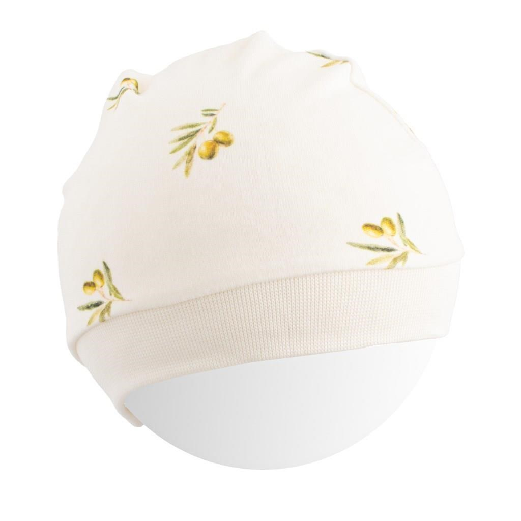 Dojčenská čiapka z organickej bavlny New Baby Olivy 56/62