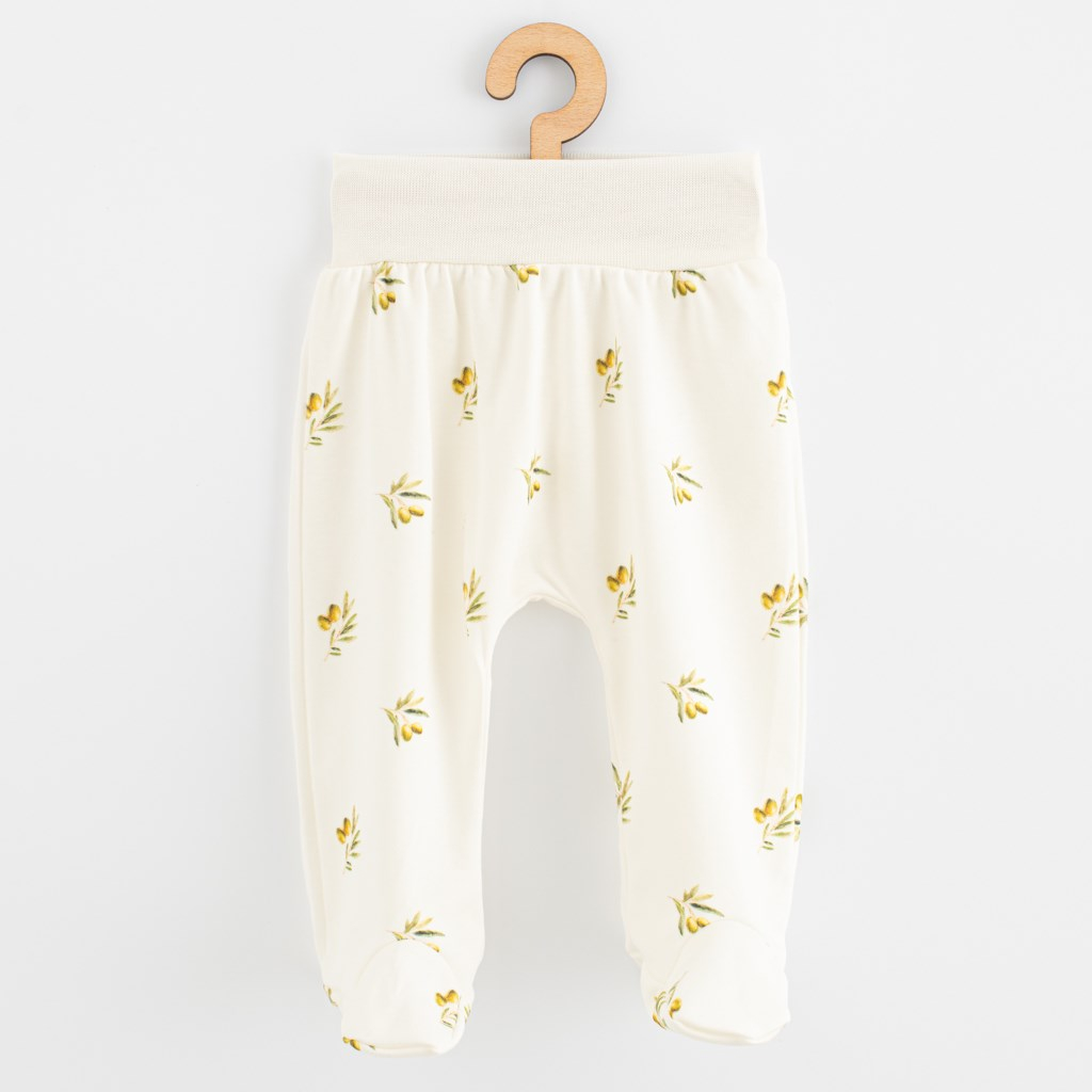 Dojčenské polodupačky z organickej bavlny New Baby Olivy 62 (3-6m)