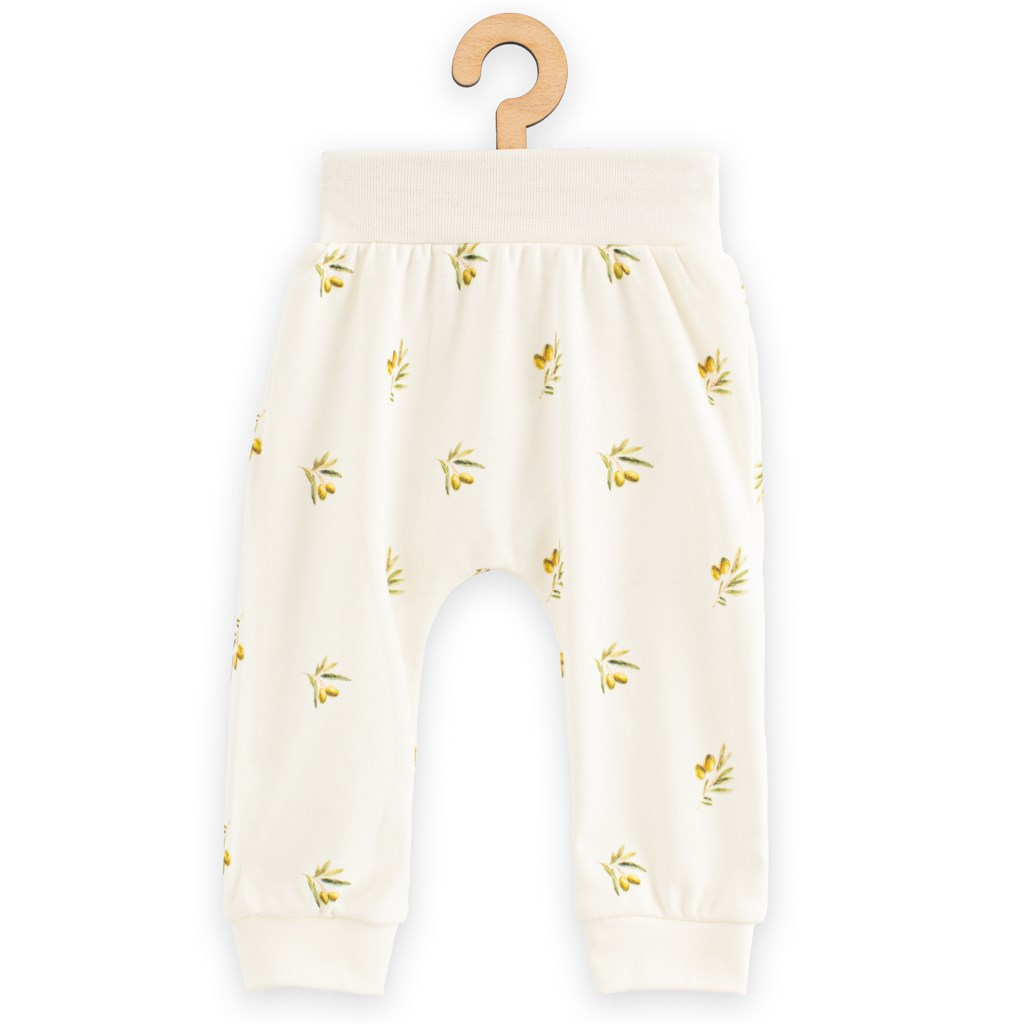 Dojčenské nohavice z organickej bavlny New Baby Olivy 80 (9-12m)