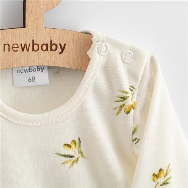 Dojčenské šaty z organickej bavlny s dlhým rukávom New Baby Olivy 80 (9-12m)