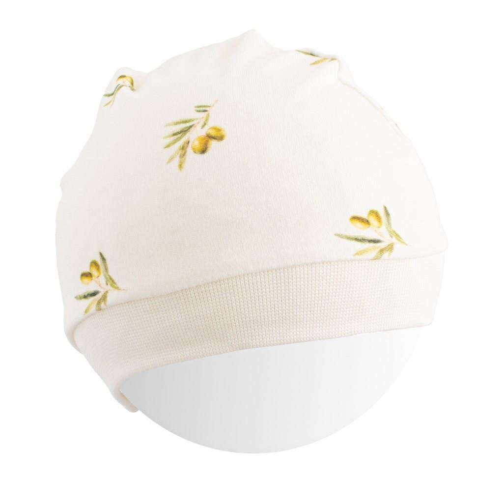 Dojčenská čiapka z organickej bavlny New Baby Olivy 68/74