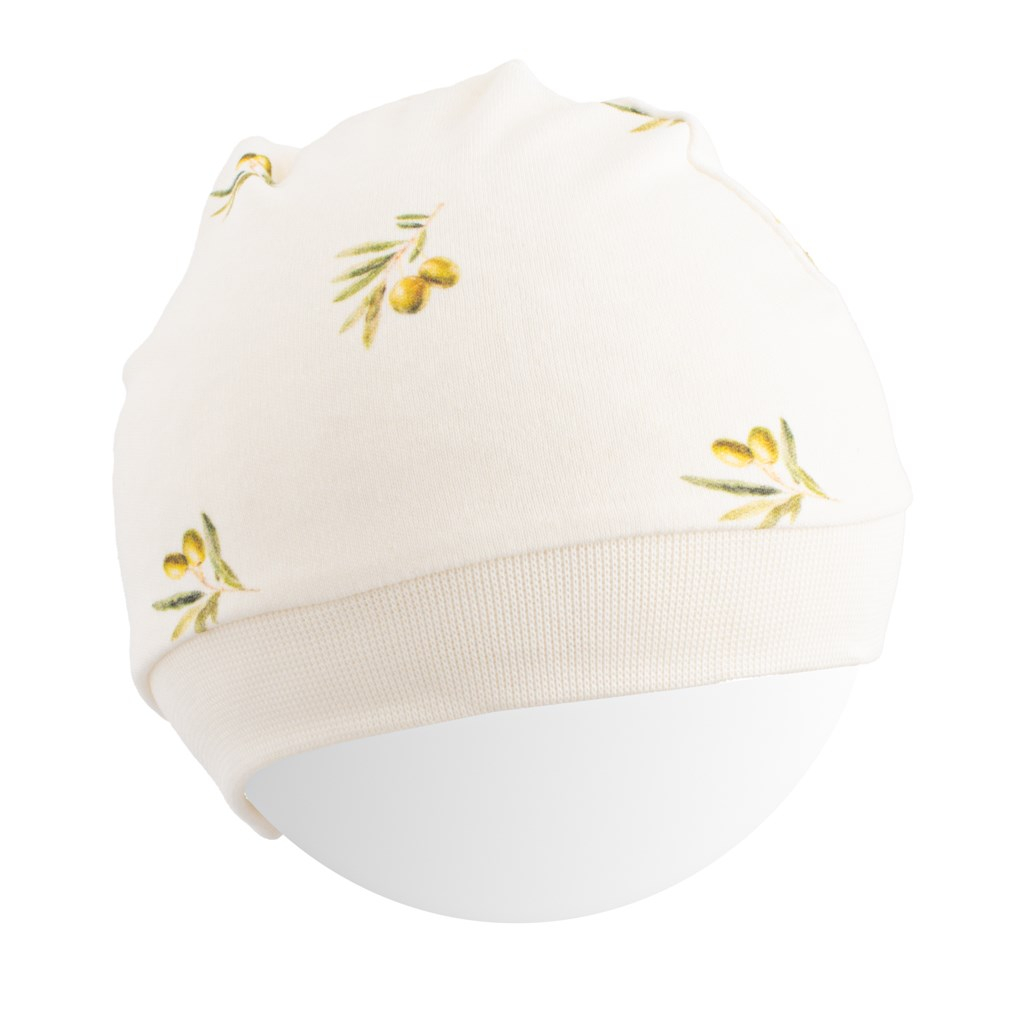 Dojčenská čiapka z organickej bavlny New Baby Olivy 80/86