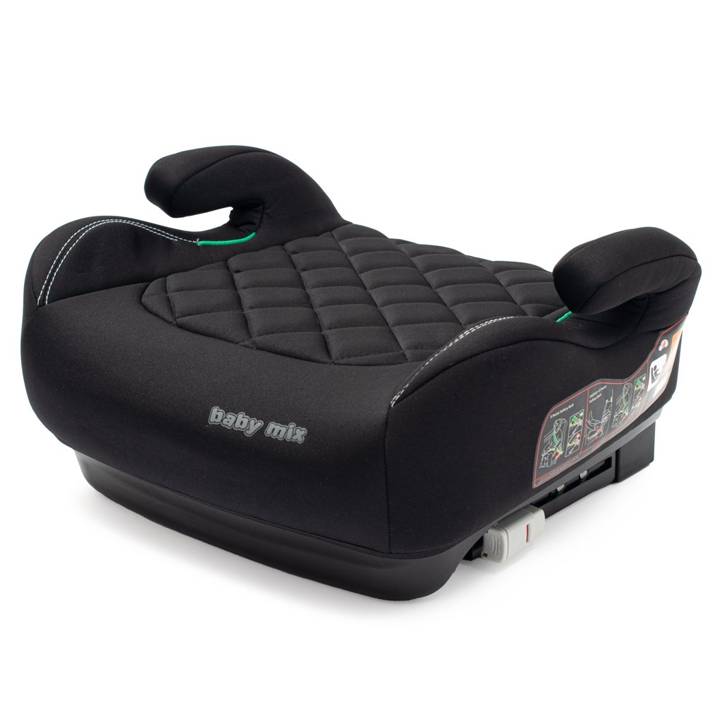 Autosedačka-podsedák BABY MIX HERO Plus ISOFIX I-SIZE 2026 black