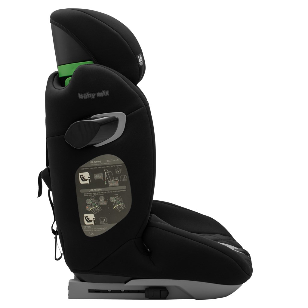 Autosedačka BABY MIX HERO PRO ULTRA ISOFIX I-SIZE black 2025