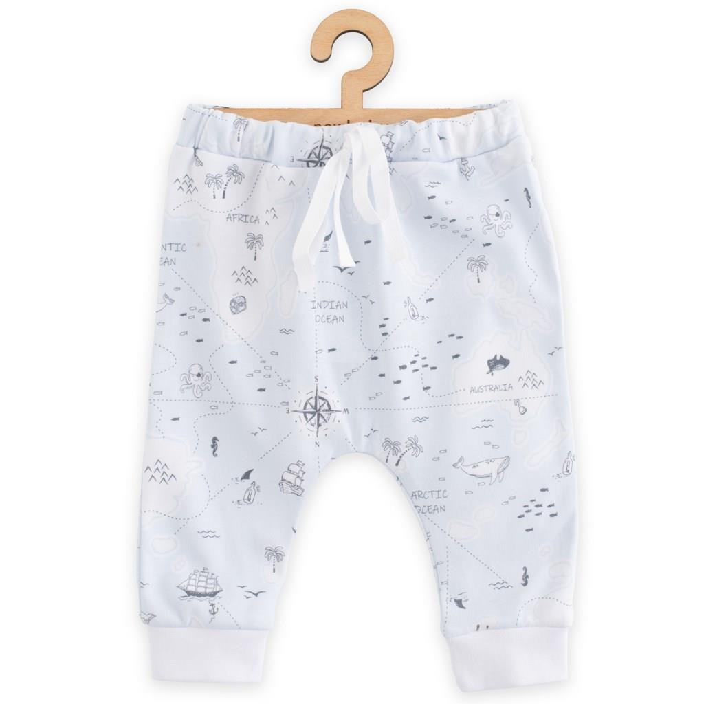 Detské bavlnené nohavice Jogger New Baby For Babies ocean 86 (12-18m)
