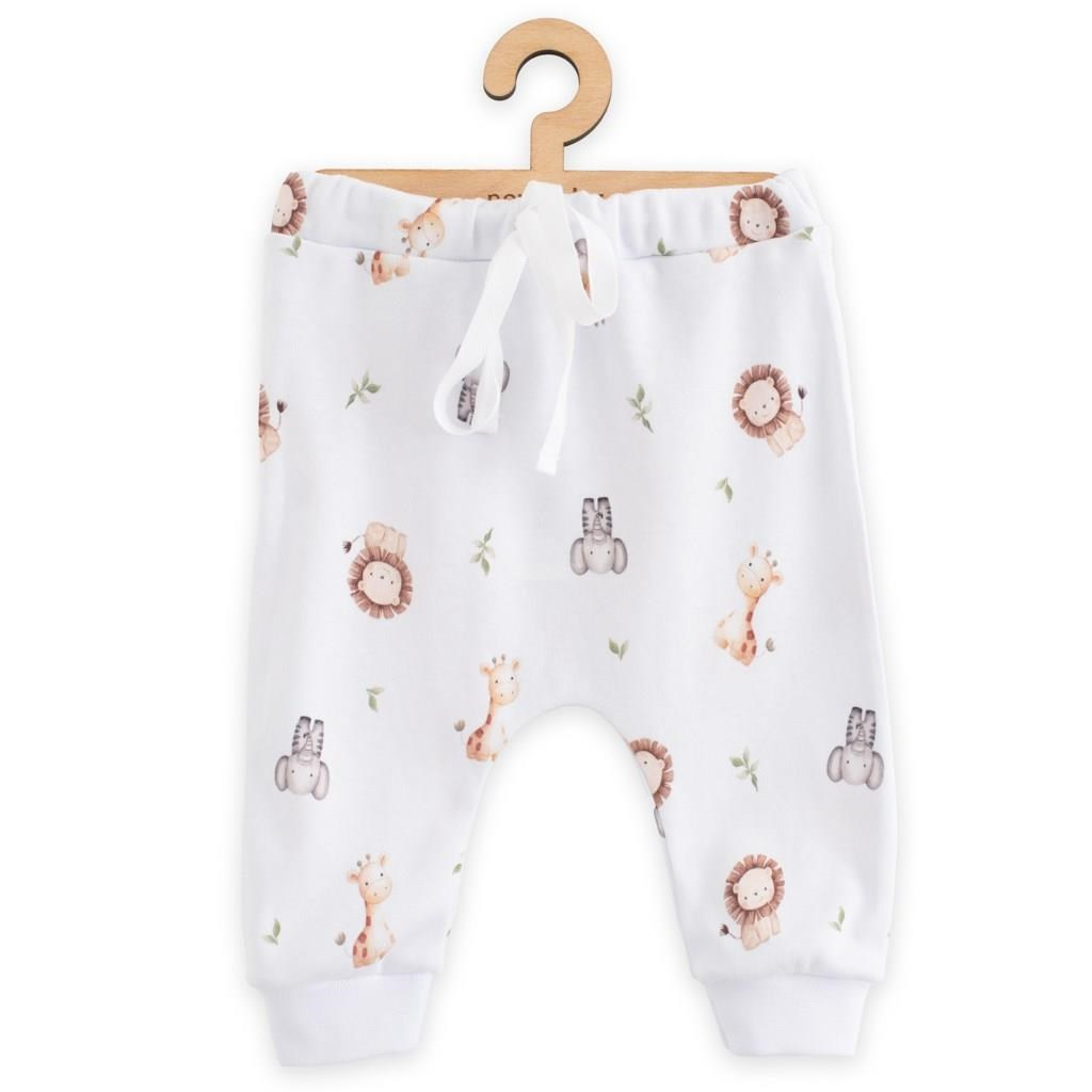Detské bavlnené nohavice Jogger New Baby For Babies safari 86 (12-18m)