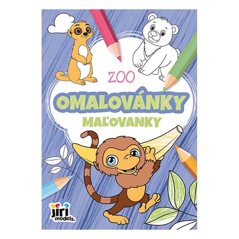 JiriModels Omaľovánka A5 Zoo