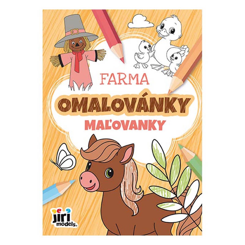 JiriModels Omaľovánka A5 Farma