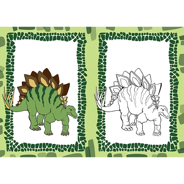 JiriModels Omaľovánka A5 Dinosaury