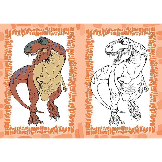 JiriModels Omaľovánka A5 Dinosaury