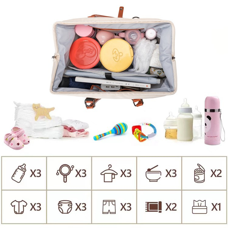 BABY MIX Taška pre mamičku Mommy Bag čierna