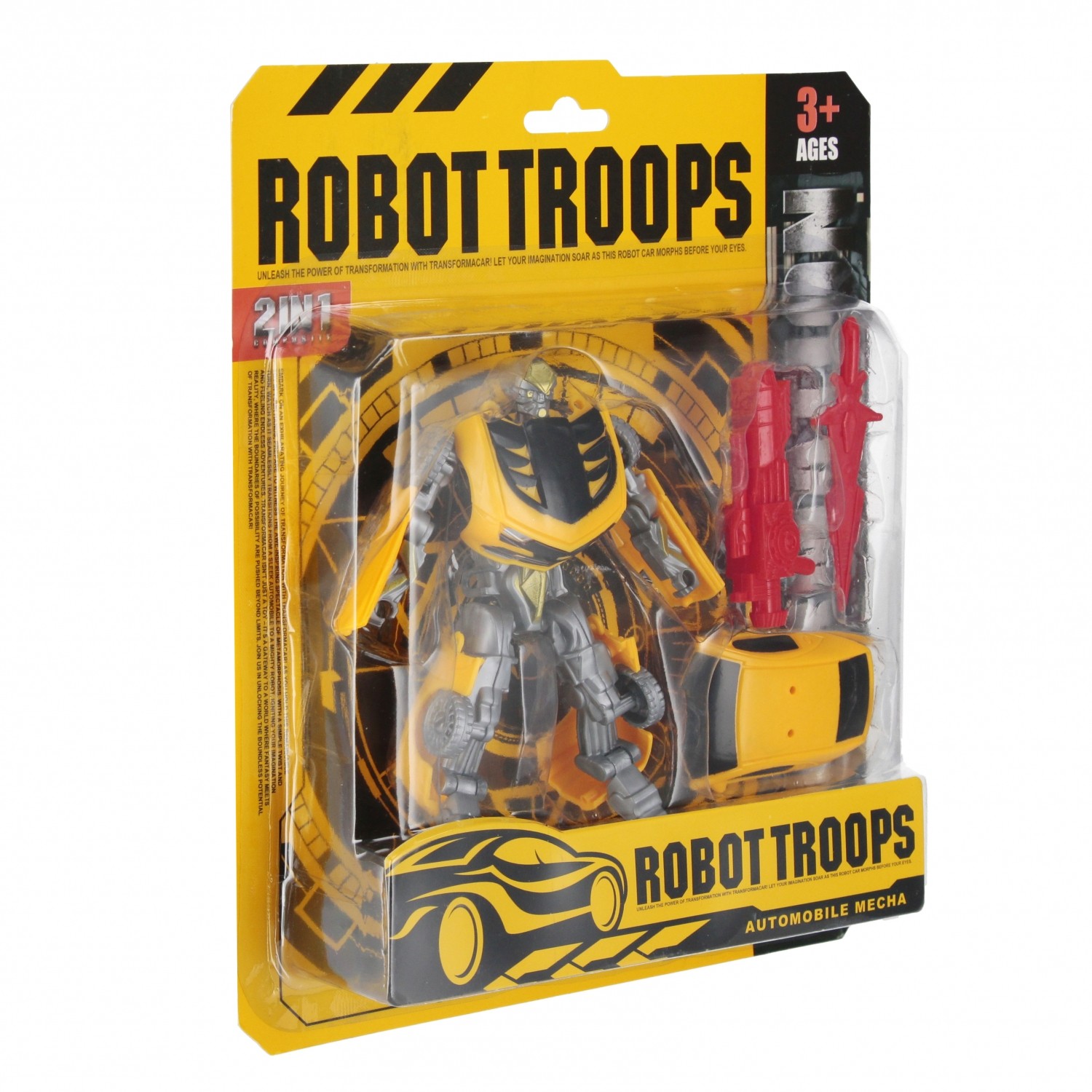 CreativeToys Transformujúci robot s doplnkami