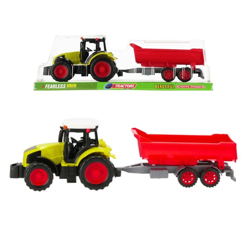 CreativeToys Traktor s vyklápacím prívesom
