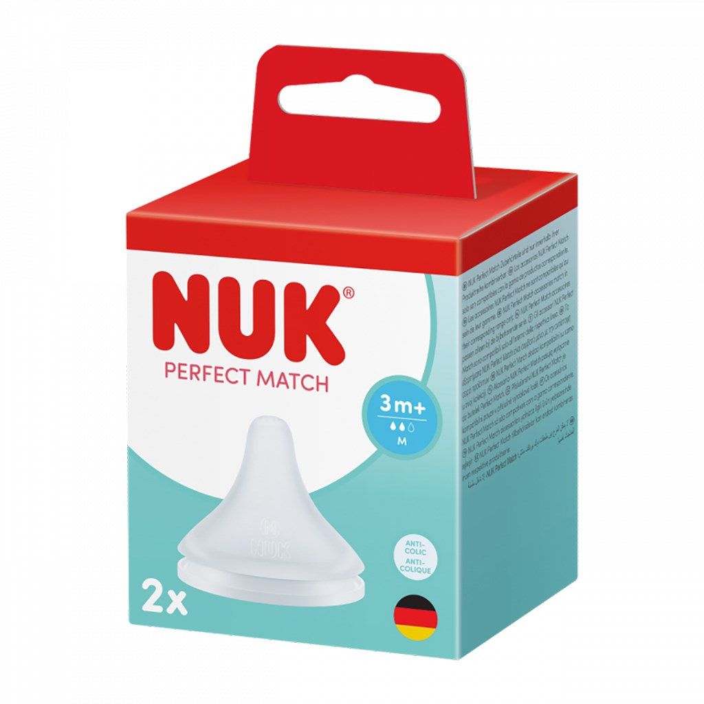 Cumlík-Savička Perfect Match Nuk M (3+) 2 ks